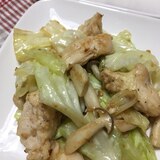 ささみとキャベツの炒め物